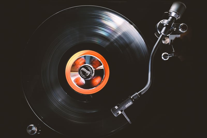 Vinyl record wall art